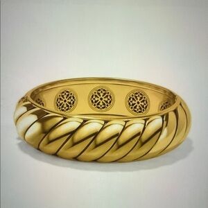 💛🆕 Brighton Athena Scalloped Hinged Bangle NWT